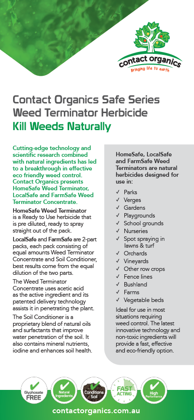 Weed Terminator DL Brochure Icon